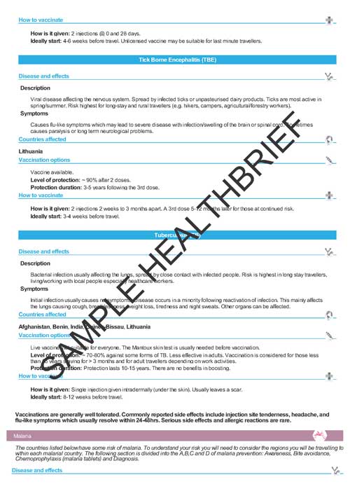 Health Brief Sample Page 7